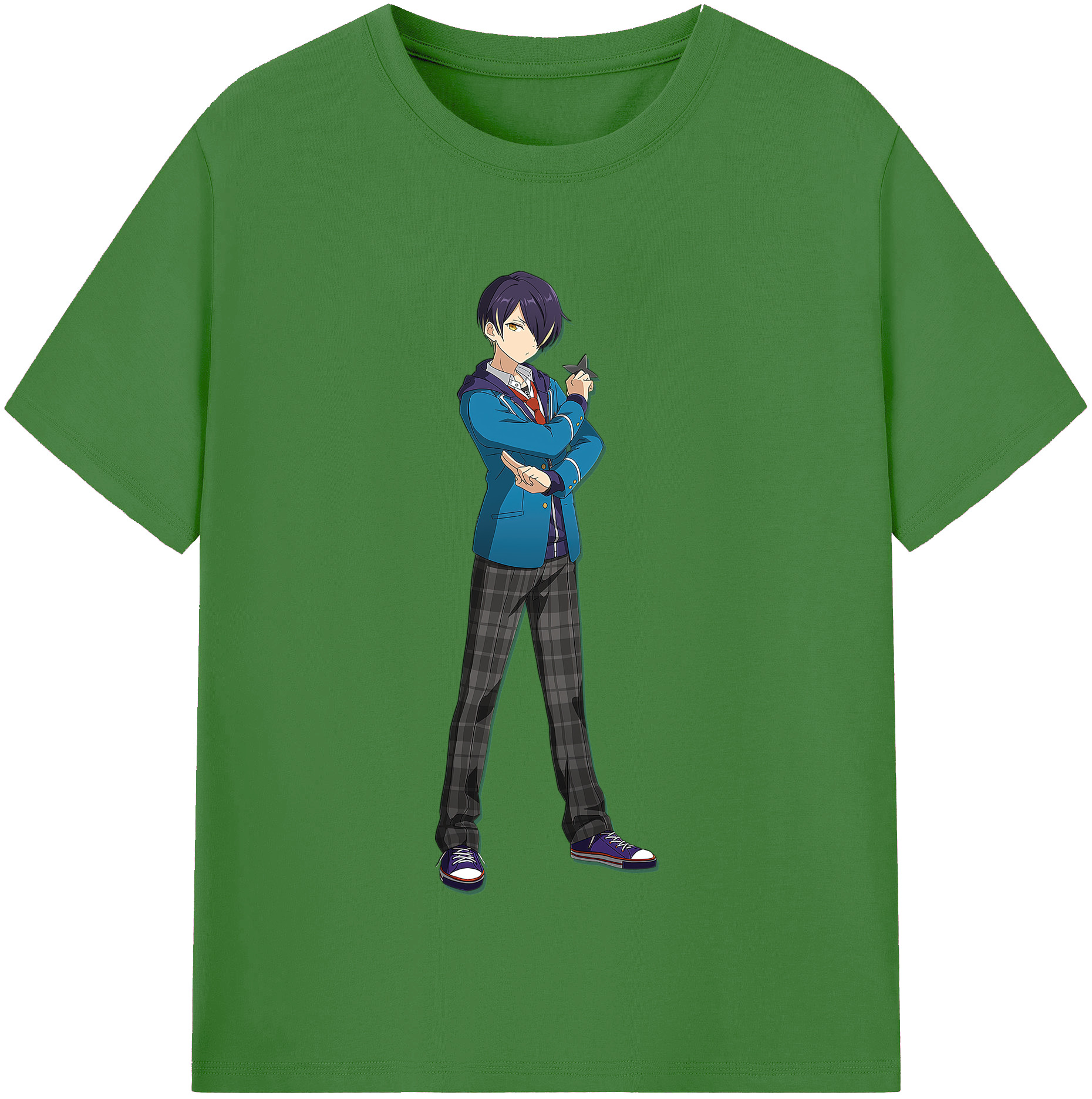 （画像用） あんさんぶるスターズ! Ensemble Stars レディースカジュアルプリントTシャツ（綿100％）